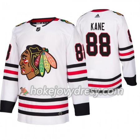 Pánské Hokejový Dres Chicago Blackhawks Patrick Kane 88 Adidas 2019-2020 Bílá Authentic
